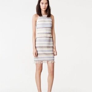 Tory Burch Jane fringe striped dress